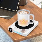 Buachois Mug Warmer Coffee Mug Warmer, Electric Cup Warmer Beverage Warmer Auto Shut Off for Desk Office (US Plug 110V) - Image 3
