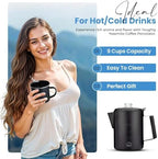 Toughty Yosemite Stovetop Coffee Percolator, 9 Cup, Black Matte - Image 6
