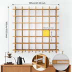 Oversize Coffee Mug Display Rack, 41 x 41 Inch,Holds 48 Cups - Image 2