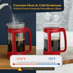 ESPRO P3 French Press Coffee Maker, 32oz, Red, Double Micro Filter Press - Image 7
