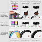 watchget 58mm Magnetic Espresso Dosing Funnel Coffee Dosing Ring,Multicolor - Image 3