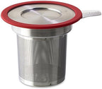 FORLIFE Brew-in-Mug Extra-Fine Tea Infuser with Lid, Red by Unknown