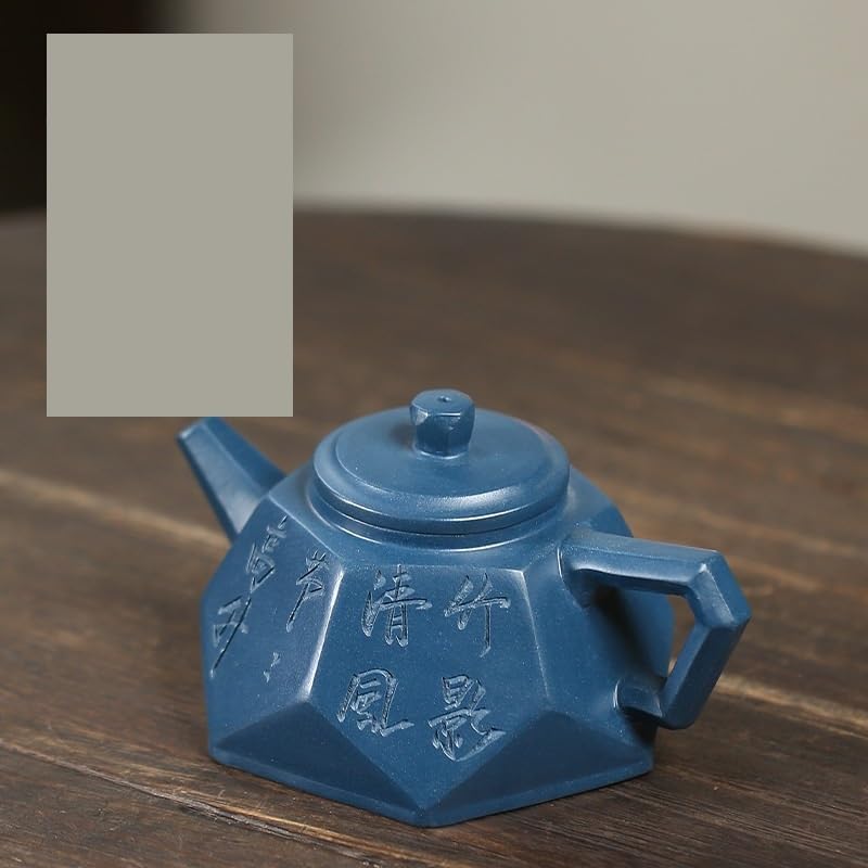 Tea Pots For Loose Tea Chinese Retro Classic Purple Clay Pot Home Office Teapot Retro Style Tea Set Suitable For Most Teas Tea Infuser Pot(B) - Image 3