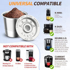 AANQQ Reusable K Cup Coffee Pods for Keurig 1.0: Brew More Save More 6 Pack - Image 3