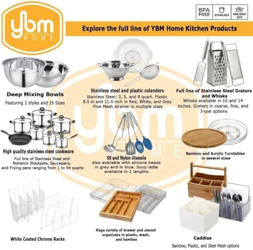 YBM HOME Silver Mesh Drawer Cabinet and or Shelf Organizer Bins, School Supply Holder Office Desktop Organizer Basket (24, 3x15x2 Inch) - Image 3