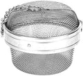 Thunder Group SLTB005 Tea Strainer, 4-3/8" Dia., Tea Ball with Chain and mesh Lining, 18/8 Stainless Steel, Pack of 12 by 9grace