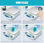 CXRCY 6000g x 0.01g Lab Scale, Analytical Balance, Digital Scale - Image 6