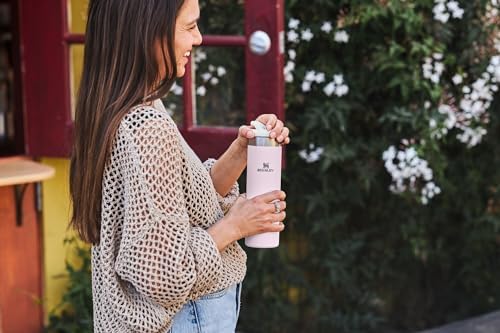 Stanley AeroLight Transit Bottle 20 oz | Locking Drink Through Lid | Leak Resistant Water Bottle or Coffee Travel Mug | Lightweight Insulated Stainless Steel | BPA-Free | Navy - Image 4