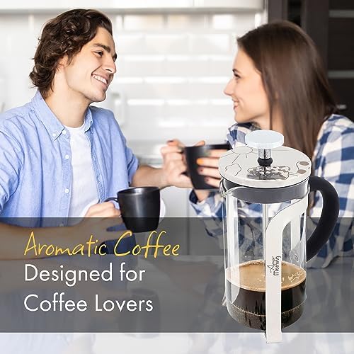 Any Morning French Press Coffee Maker, 11 Oz, Black (11 Oz) - Image 6