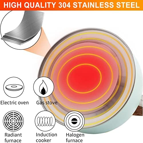 Vilihkc Tea Kettle 2.6 Liter Whistling Tea Kettle, Tea Pots for Stove Top Food Grade Stainless Steel with Wood Pattern Folding Handle, Loud Whistle Kettle for Tea, Coffee, Milk - Image 4