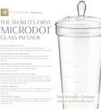 Teabloom Grand Bouquet Glass Teapot with Microdot Glass Infuser – Elegant 50oz Borosilicate Teapot for Whole Leaf & Blooming Teas – A Pure & Visual Tea Experience – Tea Purist's Choice - Image 4