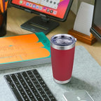 20 oz Tumbler Stainless Steel Tumblers Bulk with Lid Double Wall Insulated Coffee Tumbler Cups for Hot & Cold Drinks Powder Coated Travel Coffee Tumbler Mug Metal (Red, 12 pack) - Image 6