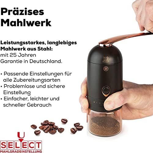 Peugeot L'ARBRE A CAFÉ Coffee Grinder, 20cm, Brown W/Wooden Spice Scoop - Image 2