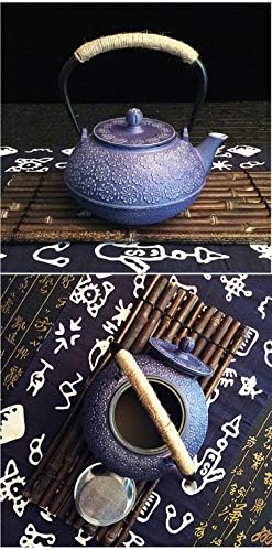 tetsubin cast iron kettle workshop japanese Healthy cast iron Teapot with Stainless Steel Infuser （800mL）【1.4Kg】 - Image 7