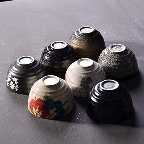 Matcha Bowl Japanese Matcha Tea Set4pcs/Set Traditional Matcha Giftset Bamboo Matcha Whisk Scoop Ceremic Matcha Bowl Whisk Holder Tea Sets Traditional Tea Bowls Set (Style C) - Image 4