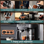 7PCS Espresso Accessories Kit，58mm Coffee Tamper Set Fits Breville - Image 6
