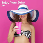24 Pack Plastic Tumblers with Lids and Straw, Reusable Cups with Lids and Straws Colorful Cups for Cold Drink Iced Coffee, Plastic Tumbler Bulk for Party Birthday Gifts (24 oz, Pink) - Image 4