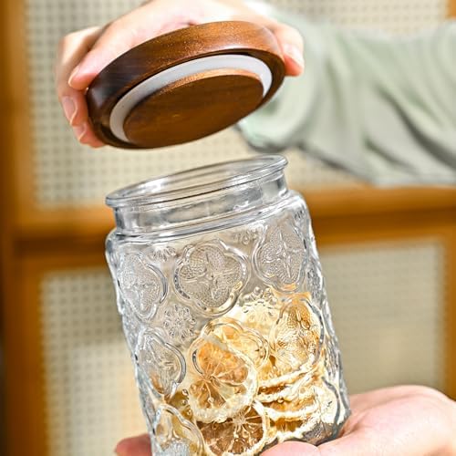 Glass Storage Containers With Lids, Glass Jars With Lids, 24oz, Set Of 3 - Image 4