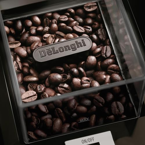 Delonghi Stainless Steel Burr Coffee Grinder, Silver - Image 4
