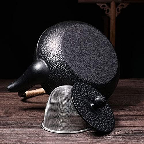 Tea Kettle Vintage Handmade Japanese Cast Iron Teapot with Infuser for Loose Leaf Tea and Teabags, Tetsubin Tea Kettle Stovetop Safe(Size:1.8L) - Image 4