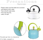 Tea Kettle Stovetop Household Kettle,Whistling Kettle For Induction Hob,Stainless Steel 2L Camping Household Kettle Stove Whistling Water Gas Teapot Cooking Tools Kitchen Stove Top Whistling Tea Kett - Image 5