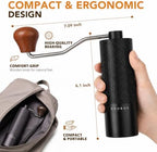 Portable Manual Coffee Grinder, Adjustable Stainless Steel Burr - Image 3