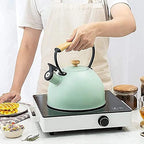 Stovetop Teapot For Home And Restaurant 3L Stainless Steel Whistling Kettle Stove Top Tea Teapot With Ergonomic Handle - Image 3