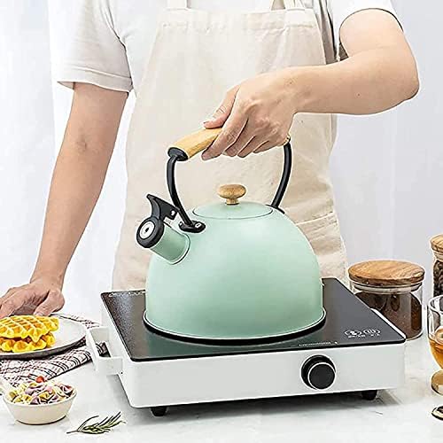 Stovetop Teapot For Home And Restaurant 3L Stainless Steel Whistling Kettle Stove Top Tea Teapot With Ergonomic Handle - Image 3