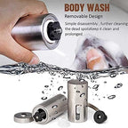 Manual Glass Coffee Bean Grinder,Premium Stainless Steel Hand Held Mill,Ceramic Burr Grinder,Adjustable Coarseness Compact Crank for Home,Office and Travelling (Color : Silver) - Image 3