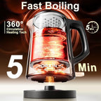 Dezin 0.8L Small Electric Kettle, Stainless Steel Portable Travel Kettle - Image 6