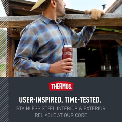 THERMOS Stainless King Stainless Steel Tumbler, 16oz, Army Green - Image 5