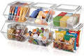 Yerliker 6 Pcs Clear Stackable Storage Bins with Lids, Large+extra Large by Yerliker