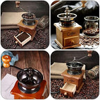 Decorative Hand Bean Hand Crank Coffee Bean Grinder for Vintage Kitchen Decor Espresso Machine - Image 3