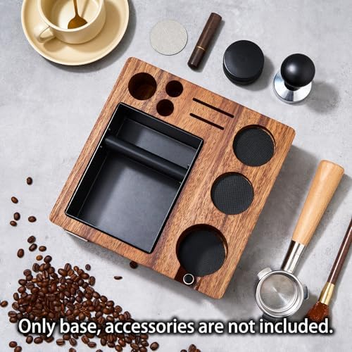 Espresso Knock Box, Tamping Station 58mm for Breville Machines | Barista Workstation with Tamper, Distributor, Normcore Counter Organizer, Portafilter Holder & Multi-Accessory Storage - Image 4