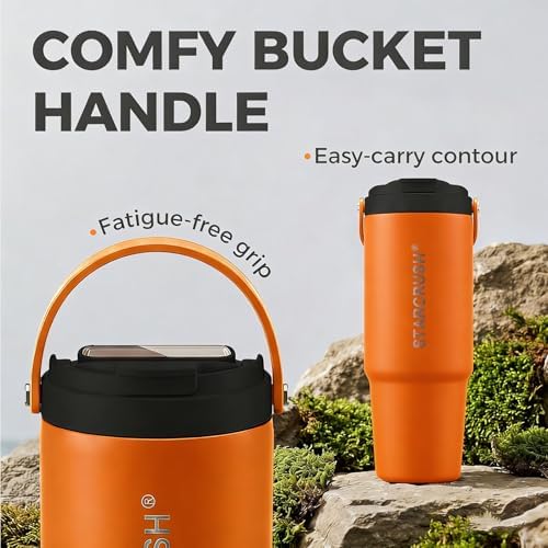 Portable Electric Espresso Maker, 30oz Insulated Stainless Steel Extraction Coffee Cup,Fast Brew with Pressure, Rechargeable, Leak Proof, BPA Free, Ideal for Travel,Commute and Office - Image 5