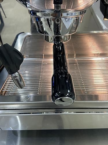 58mm Bottomless Portafilter Compatible with La Marzocco Espresso Machine Stainless Steel Espresso Portafilter with Double Shot Filter Basket Espresso Accessories-Handle Plastic - Image 2