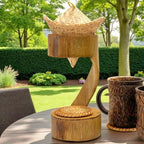 Bamboo Coffee Drip Set, 4" Basket with Lid + 2 Cups and 2 coasters + Bamboo Design Drip Base, Eco-Friendly Pour-Over Coffee Kit, Sustainable Brewing Accessories - Image 6