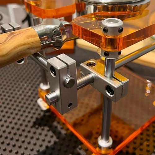Espresso Tamper Station, 58mm Portafilter Coffee Holder, Adjustable Height, Acrylic Material, for Espresso Machine Accessories, Home & Cafe Green - Image 4