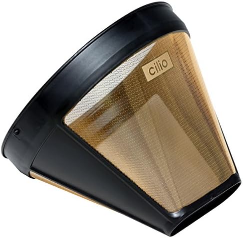 Frieling/Cilio #4 Cone Coffee Filter, 24 Karat Gold Plated - Image 2