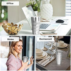 Stainless Steel Drinking Glasses, 19 oz Insulated Tumbler, 12 Pack Double Wall Unbreakable Stackable Water Tumblers Premium Insulated Metal Cup for Travel Camping Home Outdoor Gifts - Image 6