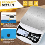 Digital Kitchen Scale (5kg/0.1g) High Precision Lab Scale, USB Rechargeable - Image 6