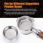 AORESAC 54mm Espresso Portafilter, Bottomless Naked Portafilter Compatible with Breville Barista Express, Pro, Touch, Infuser, Duo-Temp Pro, and 54mm Breville Machines (54MM for Breville) - Image 4