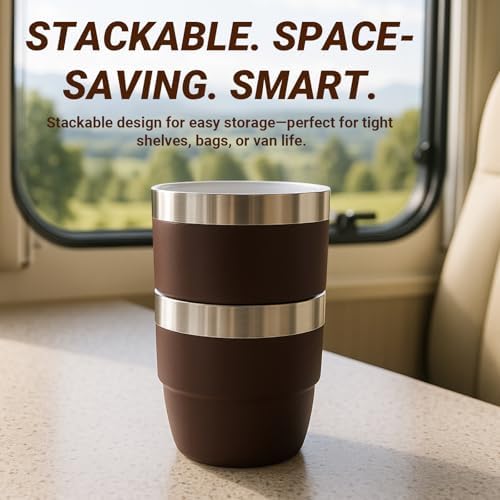 2 Pack 4 oz Espresso Cup with 2 Pack 6 oz Espresso Mug - Image 4