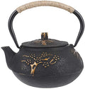 Cast Iron Teapot 0.9L | Long - lasting Japanese Tetsubin Kettle for Induction Cooker/Stove | Heat Retention Iron Pot for Tea Lovers | Elegant Home Decor & Present by Unknown