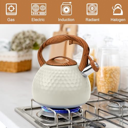 GGC Whistling Tea Kettle for Stove Top, 3.2QT/3L Stainless Steel Tea Kettle - Image 6