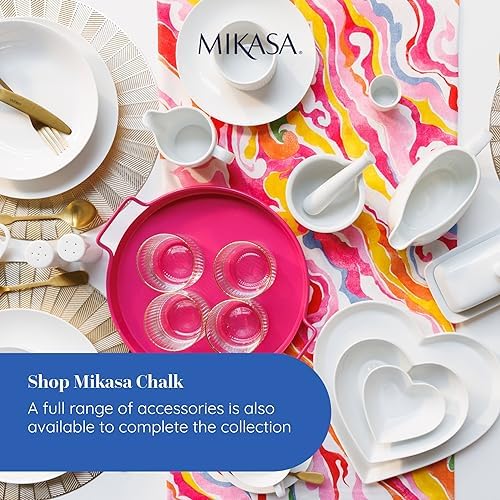 MIKASA Chalk 4pc Porcelain Mug Set, 380ml, Gift Boxed, White - Image 7