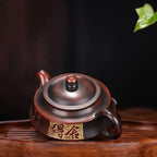 Tea Pot Handmade Purple Sand Teapot, Convenient Travel Tea Set, Household Tea Set Accessories, Chinese Tea Ceremony Supplies, Loose Tea Teapot 150ml Teapot for Infuser - Image 6