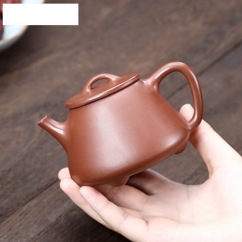Tea Pots For Loose Tea 210ml Retro Purple Clay Teapots Handmade Pot Raw Ore Purple Mud Kettle With Infuser Zisha Tea Set Craft Chinese Teapot Tea Infuser Pot - Image 7