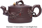 Tea Pots For Loose Tea Zisha Teapot Office Light Luxury Decoration Retro Classic Kung Fu Teapot Suitable For Most Tea Sets Tea Infuser Pot - Image 2