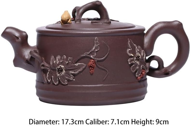 Tea Pots For Loose Tea Zisha Teapot Office Light Luxury Decoration Retro Classic Kung Fu Teapot Suitable For Most Tea Sets Tea Infuser Pot - Image 2